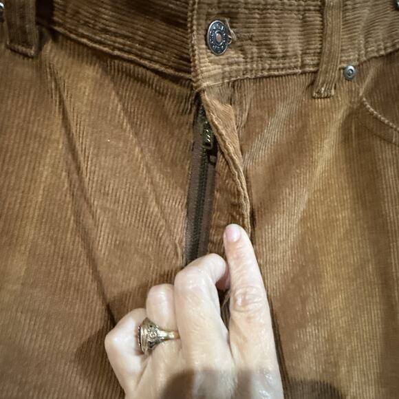 Vintage c. 1980s Dead Stock Great Plains Clothing Co Camel Corduroy Jeans 36x32 - Picture 6 of 10